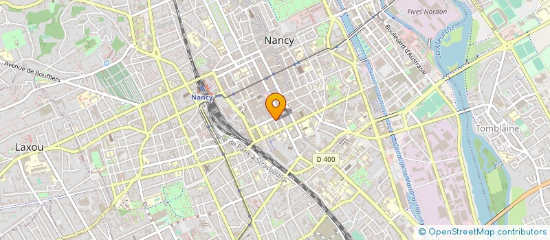 localisation de l'entreprise COMPTOIR NANCEIEN DES VIANDES à NANCY