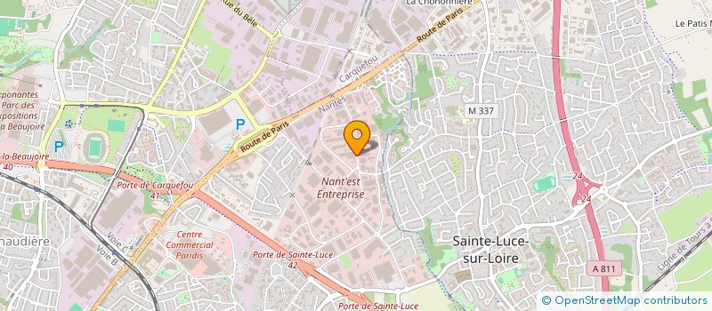 localisation de l'entreprise COMPTOIR NANTAIS DE LA PIECE DETACHEE à NANTES
