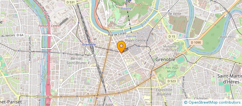 localisation de l'entreprise COMPTOIR NATIONAL DE L'OR SAVOIE ISERE DROME à GRENOBLE