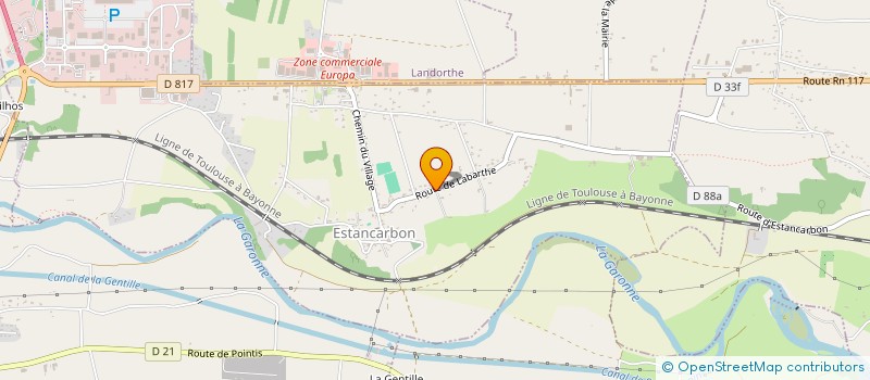 localisation de l'entreprise COMPTOIR NATIONAL DE LA LITERIE  SAINT-JORY