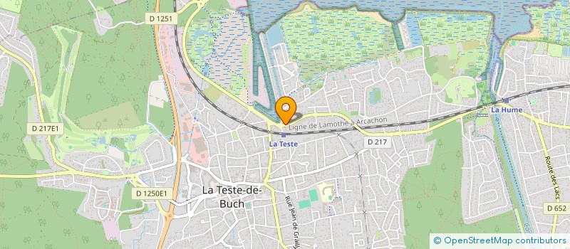 localisation de l'entreprise COMPTOIR NAUTIQUE ARCACHONNAIS à LA TESTE-DE-BUCH