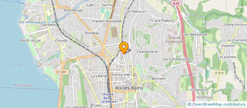 localisation de l'entreprise COMPTOIR NEGOCE LORRAIN à AIX-LES-BAINS