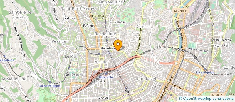 localisation de l'entreprise COMPTOIR NICOIS D'HORLOGERIE ET DE BIJOUTERIE à NICE