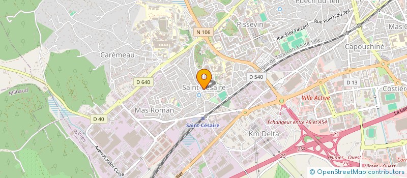 localisation de l'entreprise COMPTOIR NIMOIS DES VIANDES à NIMES