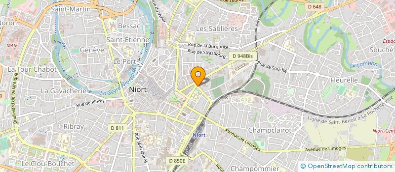 localisation de l'entreprise COMPTOIR NIORT FOURNIT SCOLAIR à NIORT