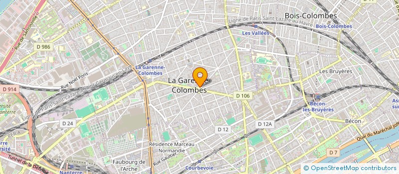 localisation de l'entreprise COMPTOIR NOURISSON à LA GARENNE-COLOMBES