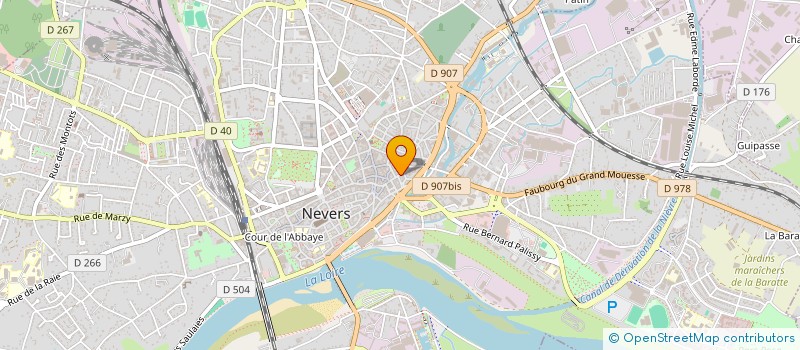 localisation de l'entreprise COMPTOIR NUMISMATIQUE DE NEVERS à NEVERS