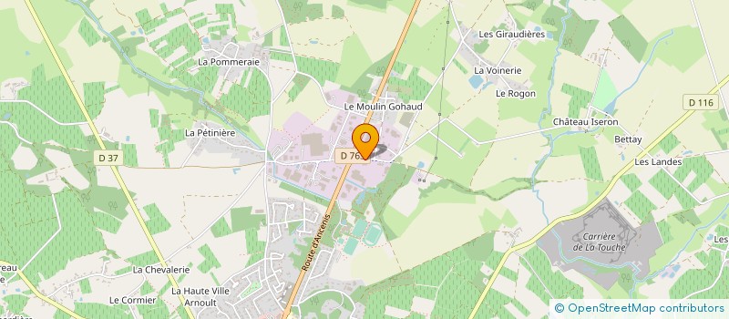 localisation de l'entreprise COMPTOIR ORTHOPEDIQUE DU PAYS NANTAIS  VALLET