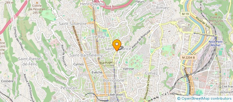localisation de l'entreprise COMPTOIR OUTRE MER à NICE
