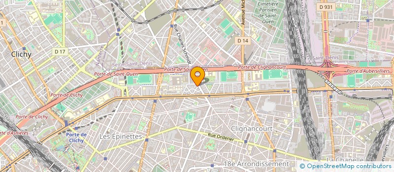 localisation de l'entreprise COMPTOIR PARASOL & ACCESSOIRES FORAINS à PARIS