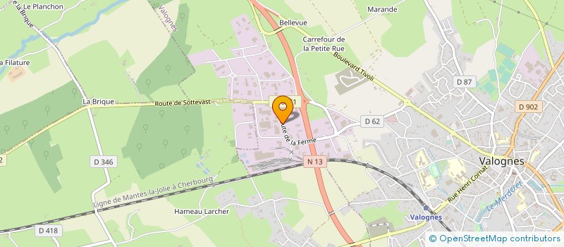 localisation de l'entreprise COMPTOIR PARISIEN DE LA REMORQUE  YVETOT-BOCAGE