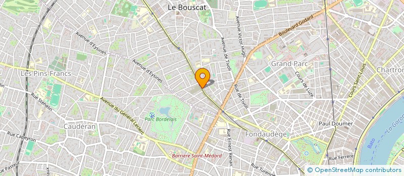 localisation de l'entreprise COMPTOIR PAYSAN  LE BOUSCAT