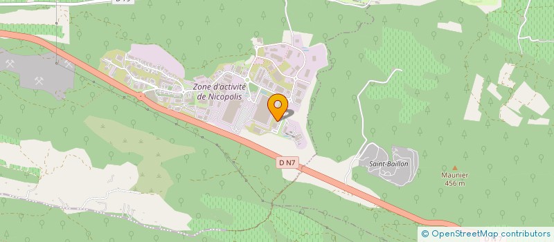 localisation de l'entreprise COMPTOIR PHARMACEUTIQUE PROVENCAL  BRIGNOLES