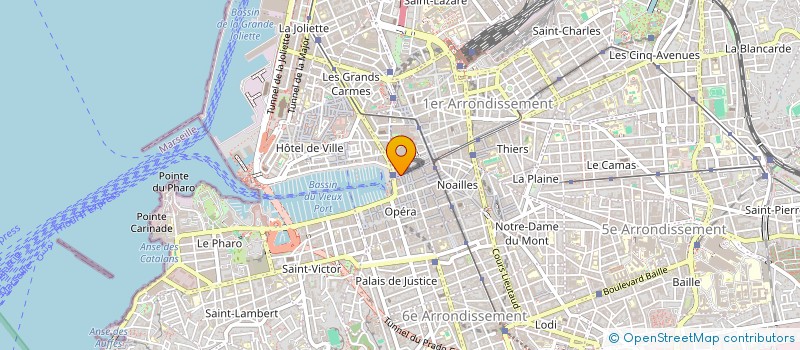 localisation de l'entreprise COMPTOIR PHOCEEN DES METAUX à MARSEILLE