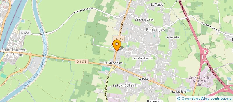 localisation de l'entreprise COMPTOIR PIECES AUTO à REPLONGES