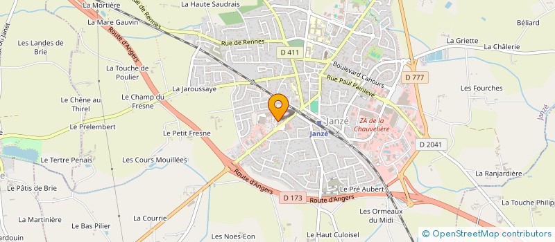 localisation de l'entreprise COMPTOIR PIECES AUTOS  JANZE