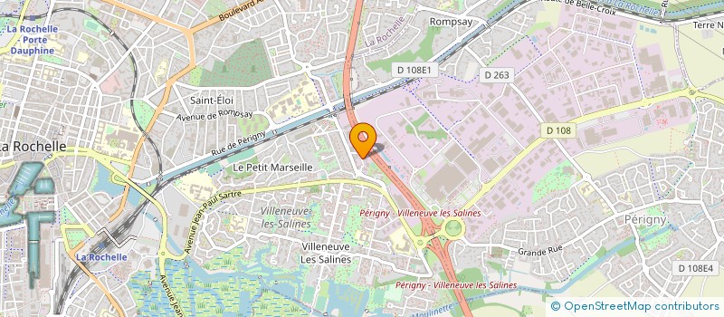 localisation de l'entreprise COMPTOIR PISCINES LA ROCHELLE à LA ROCHELLE