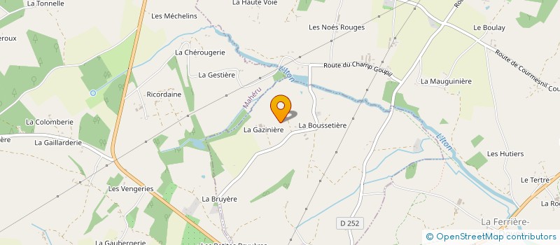 localisation de l'entreprise COMPTOIR PROD METALLURG OUEST à MOULINS-LA-MARCHE