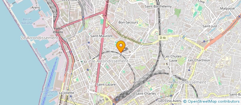 localisation de l'entreprise COMPTOIR PROVENCAL DU NERVI à MARSEILLE