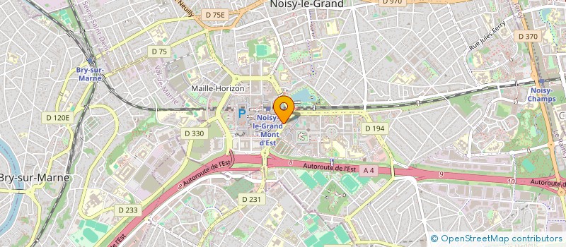 localisation de l'entreprise COMPTOIR REPRESENTATION CCIALE ET INDUST  NOISY-LE-GRAND