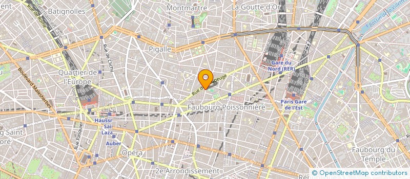 localisation de l'entreprise COMPTOIR ROCHECHOUART  PARIS