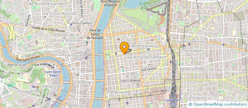 localisation de l'entreprise COMPTOIR ROOSEVELT à LYON