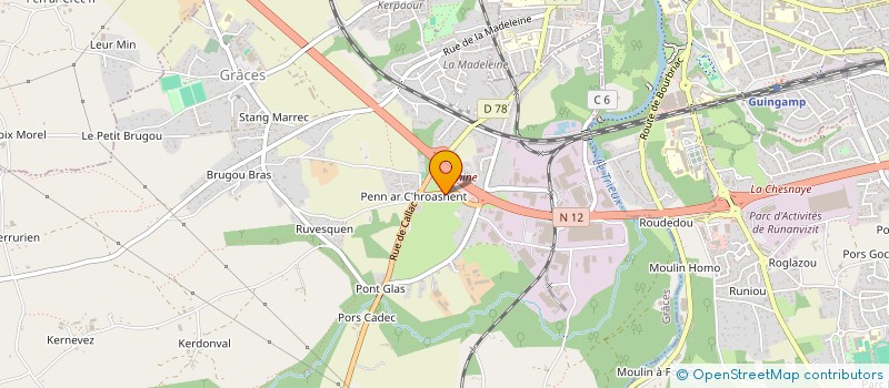 localisation de l'entreprise COMPTOIR SERVICE à GRACES