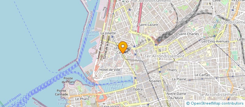 localisation de l'entreprise COMPTOIR SERVICES MEDITERRANEEN à MARSEILLE
