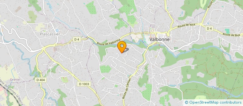 localisation de l'entreprise COMPTOIR SERVICES & PLACEMENTS à VALBONNE