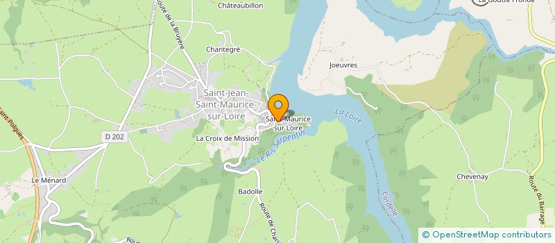 localisation de l'entreprise COMPTOIR SPILMONT & MILLOT  SAINT-JEAN-SAINT-MAURICE-SUR-LOIRE