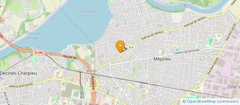 localisation de l'entreprise COMPTOIR SUCRE SALE à MEYZIEU