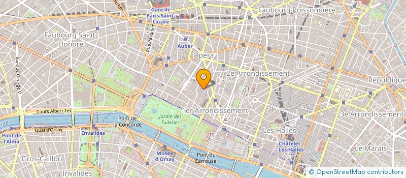localisation de l'entreprise COMPTOIR SUD PACIFIQUE à PARIS