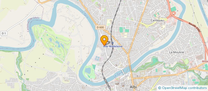 localisation de l'entreprise COMPTOIR TARNAIS DE L'ELECTRONIQUE  ALBI