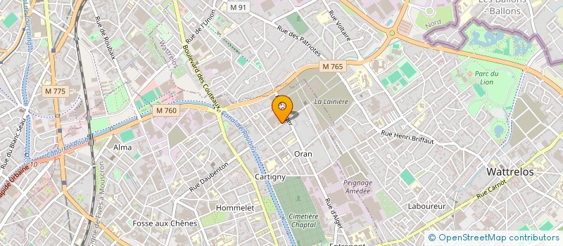 localisation de l'entreprise COMPTOIR TECHNIQUE EUROPEEN à ROUBAIX