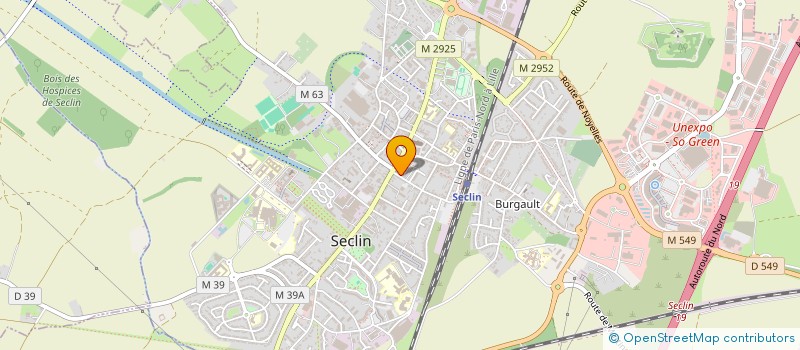 localisation de l'entreprise COMPTOIR TEXTILE CLARYSSE FRANCE à SECLIN