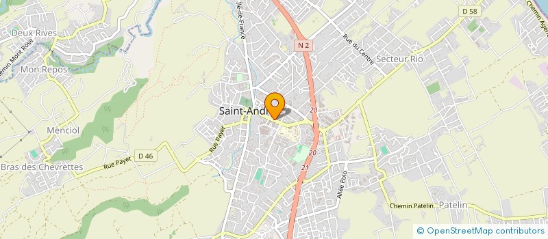 localisation de l'entreprise COMPTOIR TEXTILE DE L'EST à SAINT-ANDRE