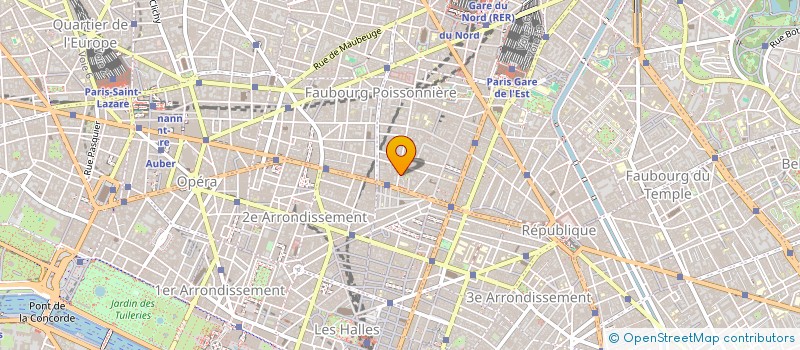 localisation de l'entreprise COMPTOIR TEXTILE DU NORD  PARIS