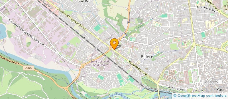 localisation de l'entreprise COMPTOIR THERM SANIT BILLEROIS  BILLERE