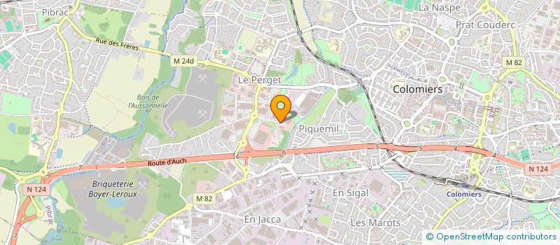 localisation de l'entreprise COMPTOIR TOULOUSAIN CARRELAGE à COLOMIERS