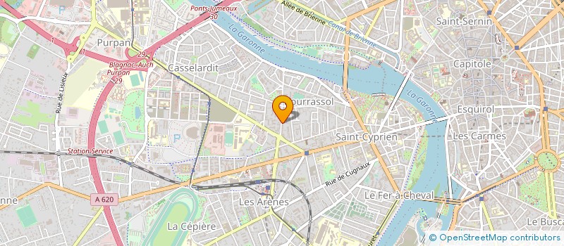 localisation de l'entreprise COMPTOIR TOULOUSAIN DE CAFES à TOULOUSE