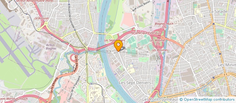 localisation de l'entreprise COMPTOIR TOULOUSAIN DES ARTS MARTIAUX à TOULOUSE