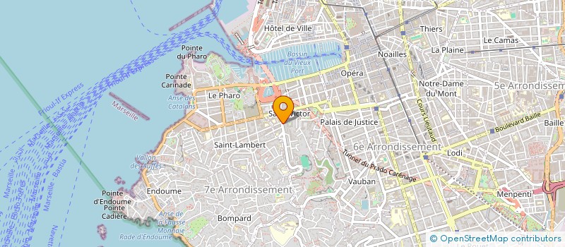 localisation de l'entreprise COMPTOIR UNIVERSEL DE L'OR à MARSEILLE