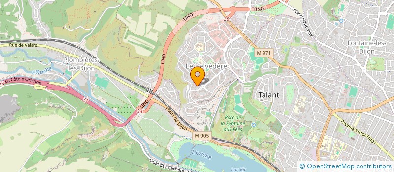 localisation de l'entreprise COMPTOIR UNIVERSEL EMBALLAGE à TALANT