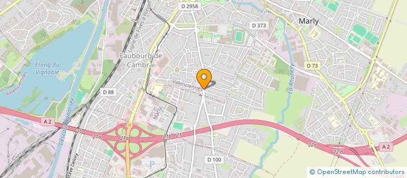 localisation de l'entreprise COMPTOIR VALENCIENNOIS DU SAC  VALENCIENNES