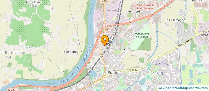 localisation de l'entreprise COMPTOIR VAUCLUSIEN DU BOIS à LE PONTET