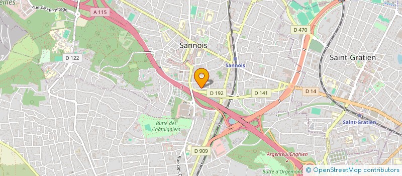 localisation de l'entreprise COMPTOIR VIDEO PRODUCTION à SANNOIS