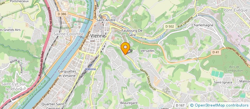 localisation de l'entreprise COMPTOIR VIENNOIS à VIENNE