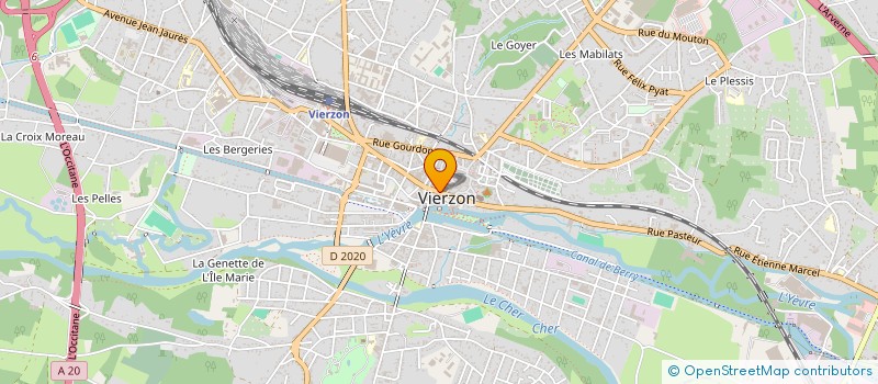 localisation de l'entreprise COMPTOIR VIERZONNAIS ELECTRICITE  VIERZON