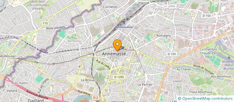 localisation de l'entreprise COMPTOIR74 à ANNEMASSE