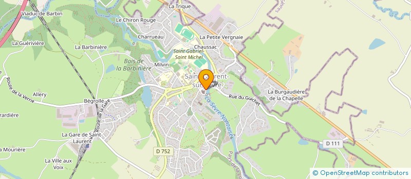 localisation de l'entreprise COMPTOIRS BRETAGNE à SAINT-LAURENT-SUR-SEVRE